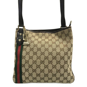 Gucci GG Cross Shoulder Bag Canvas